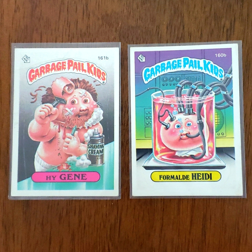 3LOT GARBAGE PAIL KIDS CARDS 1986